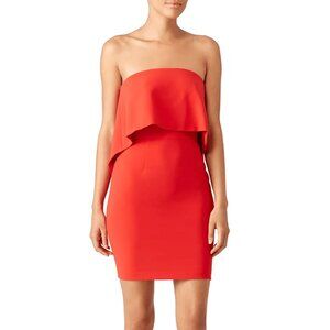 Jay Godfrey Red Viola Dress Size 0